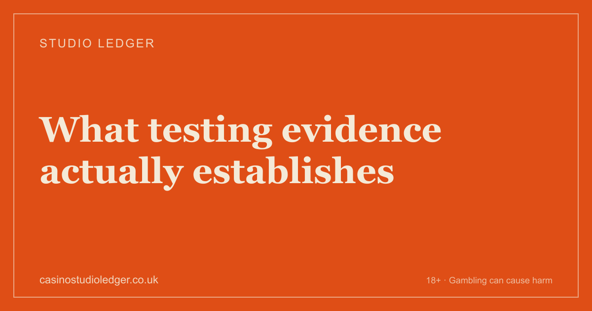 Title card reading “What are the leading suppliers of online slot games? What the published test reports establish”